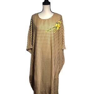 Floral abstract kaftan Large